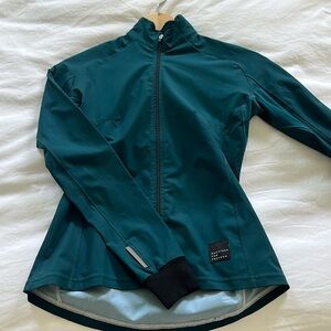 Machines for freedom XS cycling wind jacket in turquoise